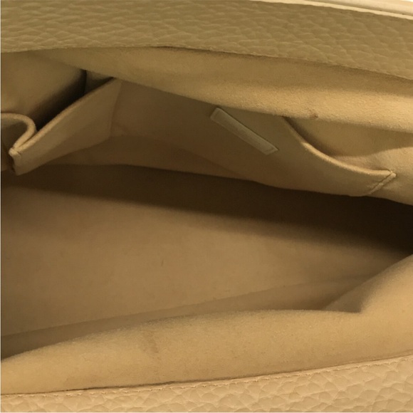 LV Monogram Mini Lin Canvas Trapeze GM Satchel Bag - Picture 10 of 15